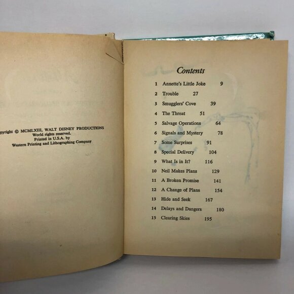 Vintage Walt Disney's Annette and the Mystery at Smugler's Cove 1963 - Picture 6 of 11